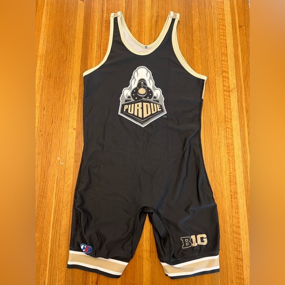 RARE Purdue Boilermakers Cliff Keen NCAA Wrestling Singlet Size